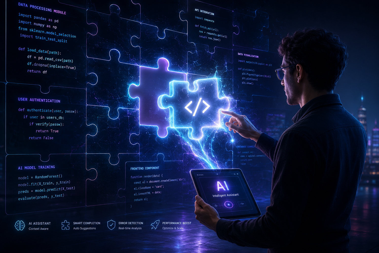 Human and AI Collaboration in Coding